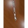 Pulsera de plata 925 con eslabones ovalados y rectangulares doble