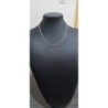 Cadena de plata italiana 925 diseño flores (40