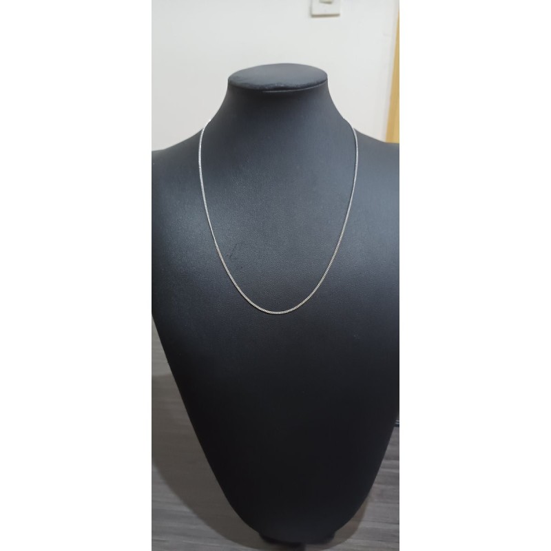 Cadena de plata 925 Barbada Fina (50 cm x 1