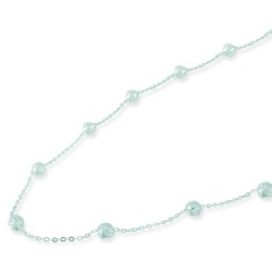 Collar Plata 925 Bolitas 40Cm 6Mm - Modelo 210008