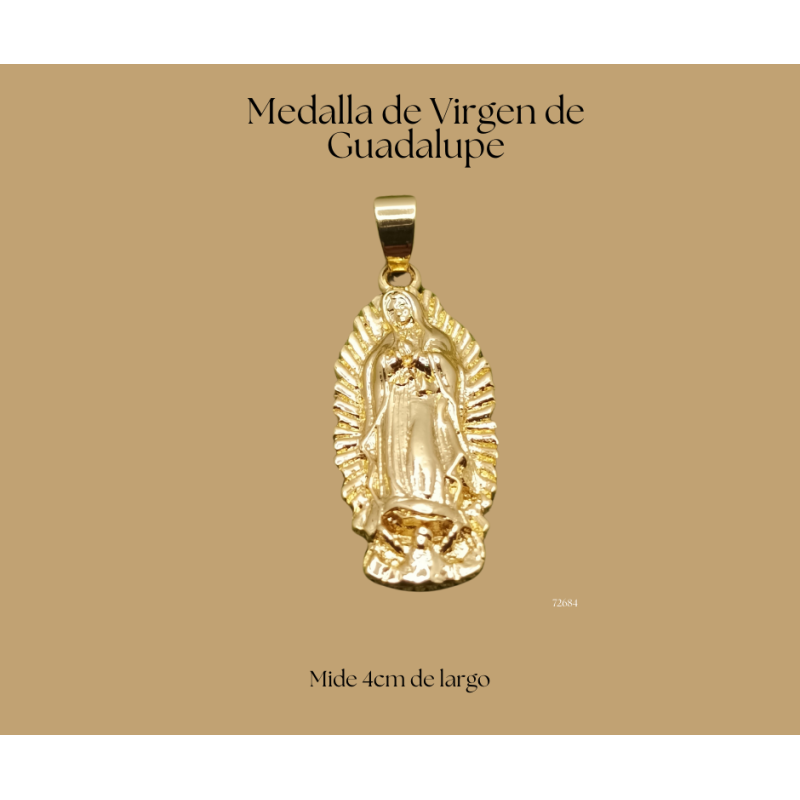 Medalla de Virgen de Guadalupe