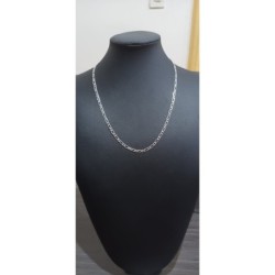 Cadena Plata 925 Barbada 1X1 50Cm 3Mm | Jazmín Joyas Guatemala