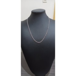 Cadena Plata Italiana 925 Trébol 50Cm De Largo Y 3Mm De Ancho | Jazmín