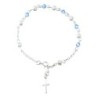 Pulsera Plata 925 Y Swarovski Azul | Jazmín Joyas Guatemala